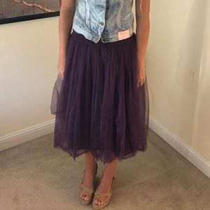 Purple ballerina skirt
